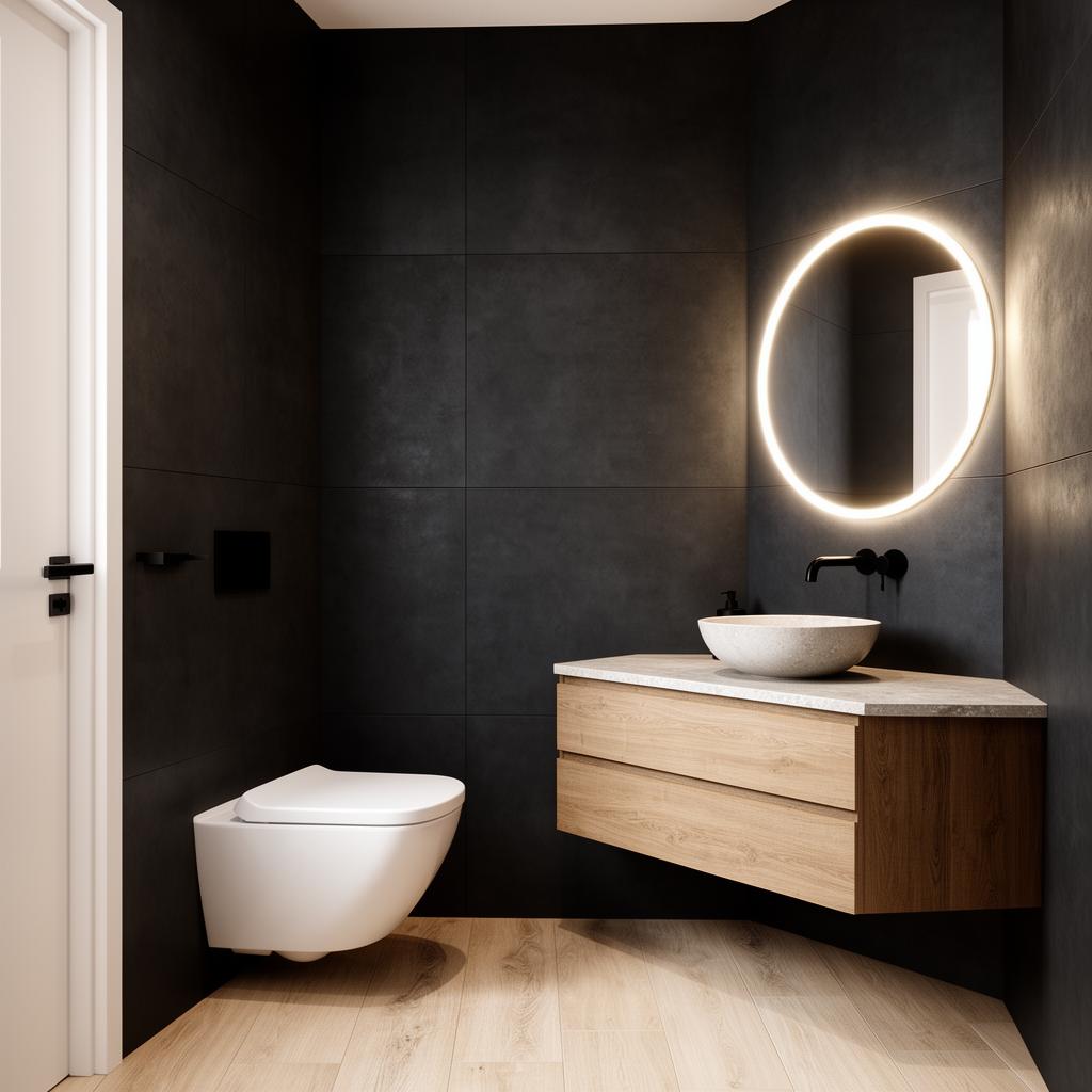 Modern toilet na renovatie door Waterdicht in Sint-Truiden